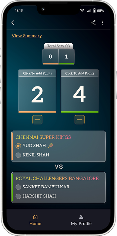The 12th Men Carrom Scoring App